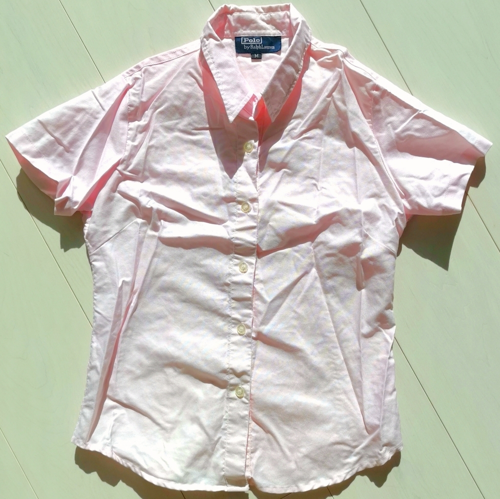 NWOT polo Ralph Lauren Oxford short sleeve shirt m